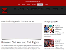 Tablet Screenshot of listeningbetweenthelines.org